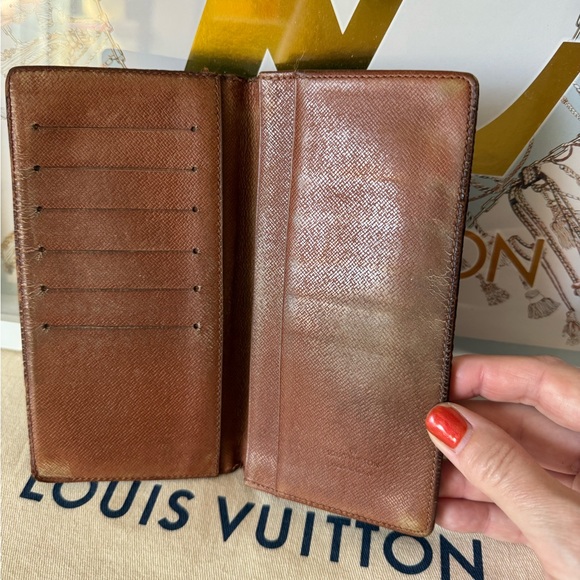 Louis Vuitton Vintage Monogram Long Wallet Checkbook - Picture 4 of 14